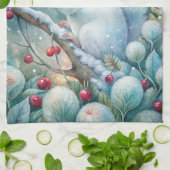 A White Squirrel Geschirrtuch (Gefaltet)