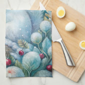 A White Squirrel Geschirrtuch (Viertel Falte)