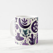 A Wiccan Pattern 1 Kaffeetasse (Vorderseite Links)