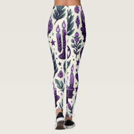 A Wiccan Pattern 1 Leggings