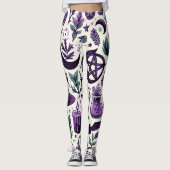 A Wiccan Pattern 1 Leggings (Vorderseite)