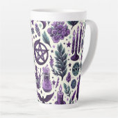 A Wiccan Pattern 1 Milchtasse (Rechte Ecke)