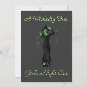 "A Wickly Fun Girls Night Out" w/ Hexe Einladung