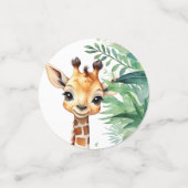 A Wild One Safari Baby Shower African Jungle Green Konfetti (Klein Vorderseite)