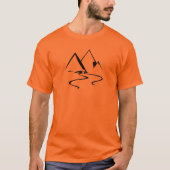 A winding river and sharp peaks T-Shirt (Vorderseite)