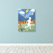 A Wing Ahead II – Childhood Freedom & Play Leinwanddruck (Insitu (Holzboden))