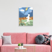 A Wing Ahead II – Childhood Freedom & Play Leinwanddruck (Insitu (Wohnzimmer))