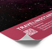 A Winter Sunset Poster (Ecke)