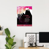 A Winter Sunset Poster (Heimbüro)