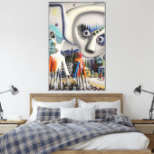 A Winter Wonder Diorama-Land Ken Gage Leinwanddruck (Insitu (Schlafzimmer))