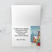 A Winter Wonderland Christmas Karte (Innenseite)