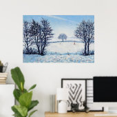 A Winters Walk Poster (Heimbüro)