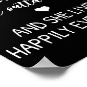 A Wise Woman Once Said Funny Feminist Quote Gift  Poster (Ecke)