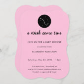 A Wish Come True Big Dipper Baby Shower Invitation Einladung (Vorne/Hinten)