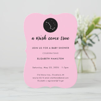 A Wish Come True Big Dipper Baby Shower Invitation Einladung