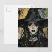 A Witch  Postkarte (Vorne/Hinten)