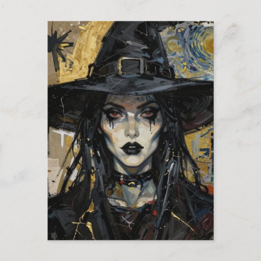 A Witch  Postkarte (Vorderseite)