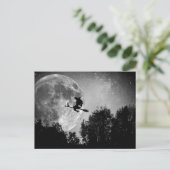 A Witches Broom Ride Postkarte (Stehend Vorderseite)