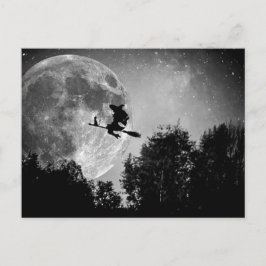 A Witches Broom Ride Postkarte