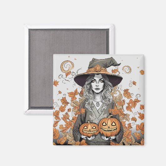 A witch's love magnet (Vorderseite/Rückseite)