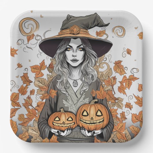 A witch's love pappteller (Vorderseite)