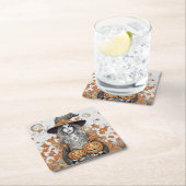 A witch's love rechteckiger pappuntersetzer (Vor Ort)