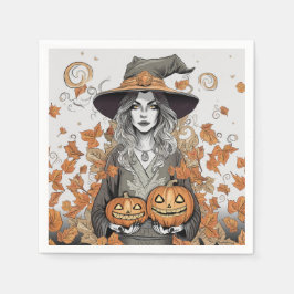 A witch's love serviette