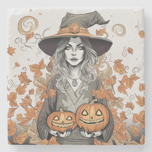 A witch's love steinuntersetzer (Vorderseite)