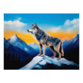 A wolf  fotodruck (Vorne)