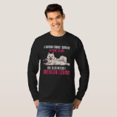 A Woman Cannot Survive On Wine Alone American Eski T-Shirt (Vorne ganz)