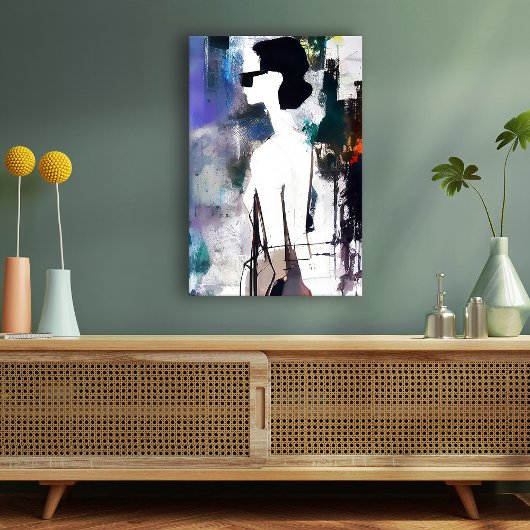 A Woman in the City Leinwanddruck