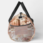 A Woman's Journey Of Faith Pink Watercolor Floral Duffle Bag (Rechts)