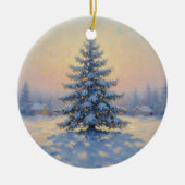 A wonderful Monet-style Christmas tree Keramik Ornament (Vorne)