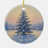 A wonderful Monet-style Christmas tree Keramik Ornament (Hinten)