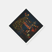 A wonderful nighttime Christmas in Osaka Serviette (Ecke)