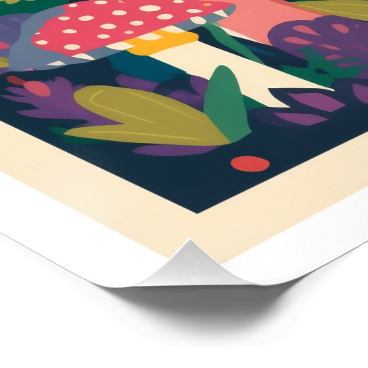 A woodland glossy poster (Ecke)