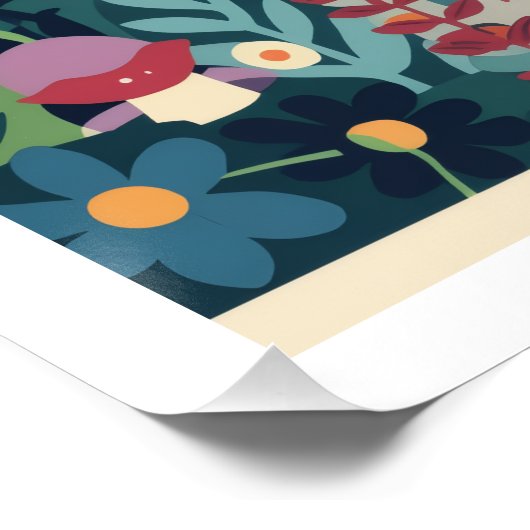 A woodland scene poster (Ecke)