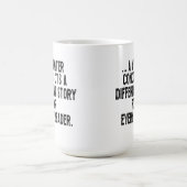a writer concocts a different story for every read kaffeetasse (Mittel)