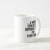a writer concocts a different story for every read kaffeetasse (VorderseiteRechts)
