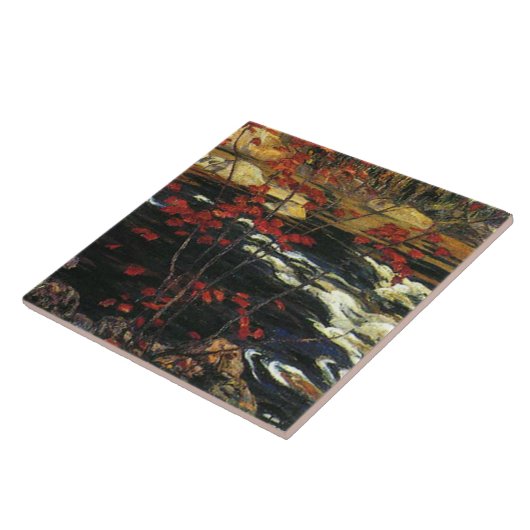 A. Y. Jackson - Red Maple Fliese (Seite)