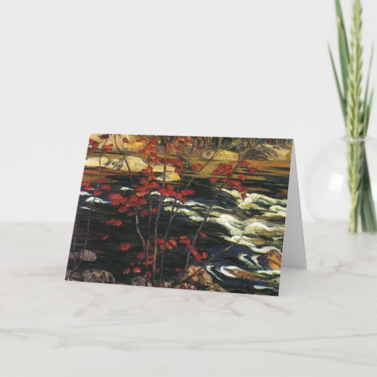 A. Y. Jackson - Red Maple Karte (Vorderseite)