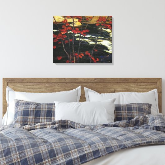 A. Y. Jackson - Red Maple Leinwanddruck (Insitu (Schlafzimmer))