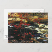 A. Y. Jackson - Red Maple Postkarte (Vorne/Hinten)
