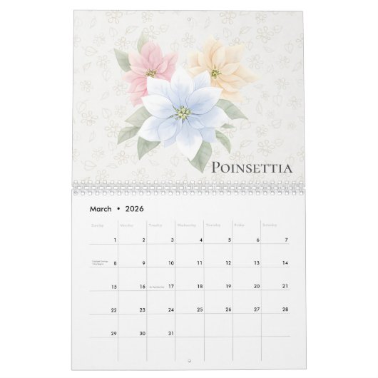 A Year in Bloom : Aesthetic Floral Gift Kalender (Mär 2026)