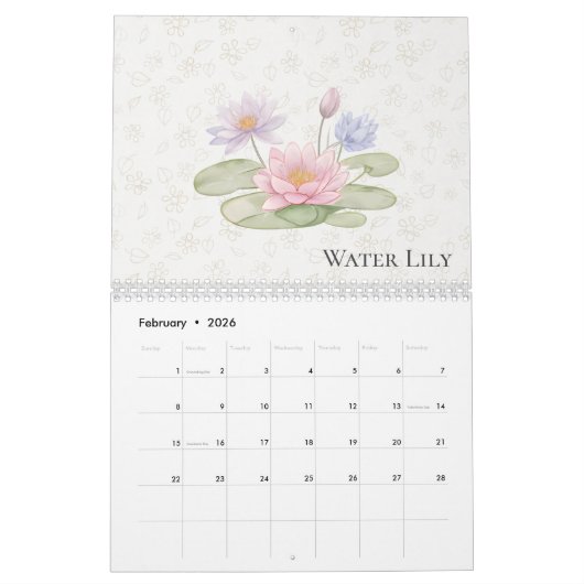 A Year in Bloom : Aesthetic Floral Gift Kalender (Feb 2026)