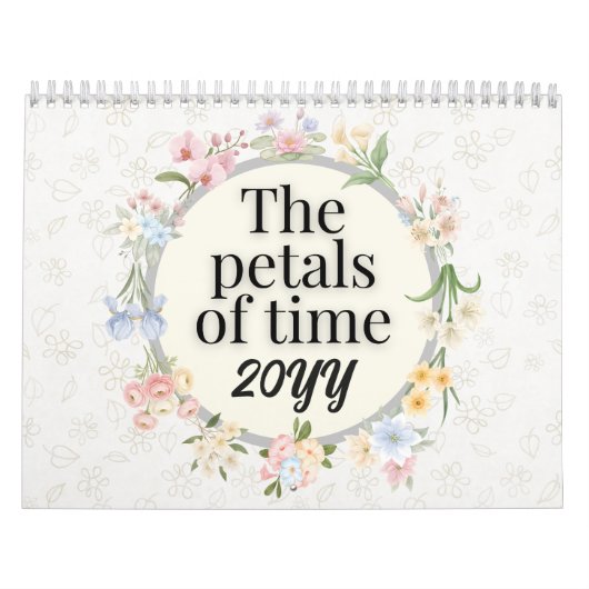 A Year in Bloom : Aesthetic Floral Gift Kalender (Titelbild)