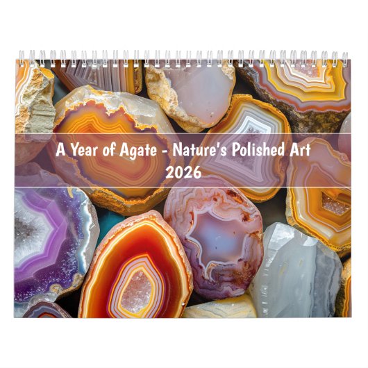 A Year of Agate – Nature’s Polished Art Kalender (Titelbild)