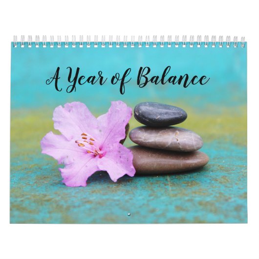 A year of balance meditation for a new year calend kalender (Titelbild)