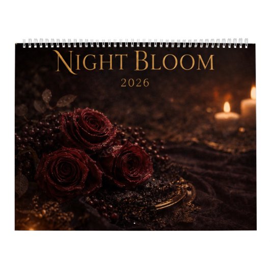A Year of Night Bloom Calendar Kalender (Titelbild)