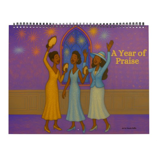 A Year of Praise African American Calendar Kalender (Titelbild)